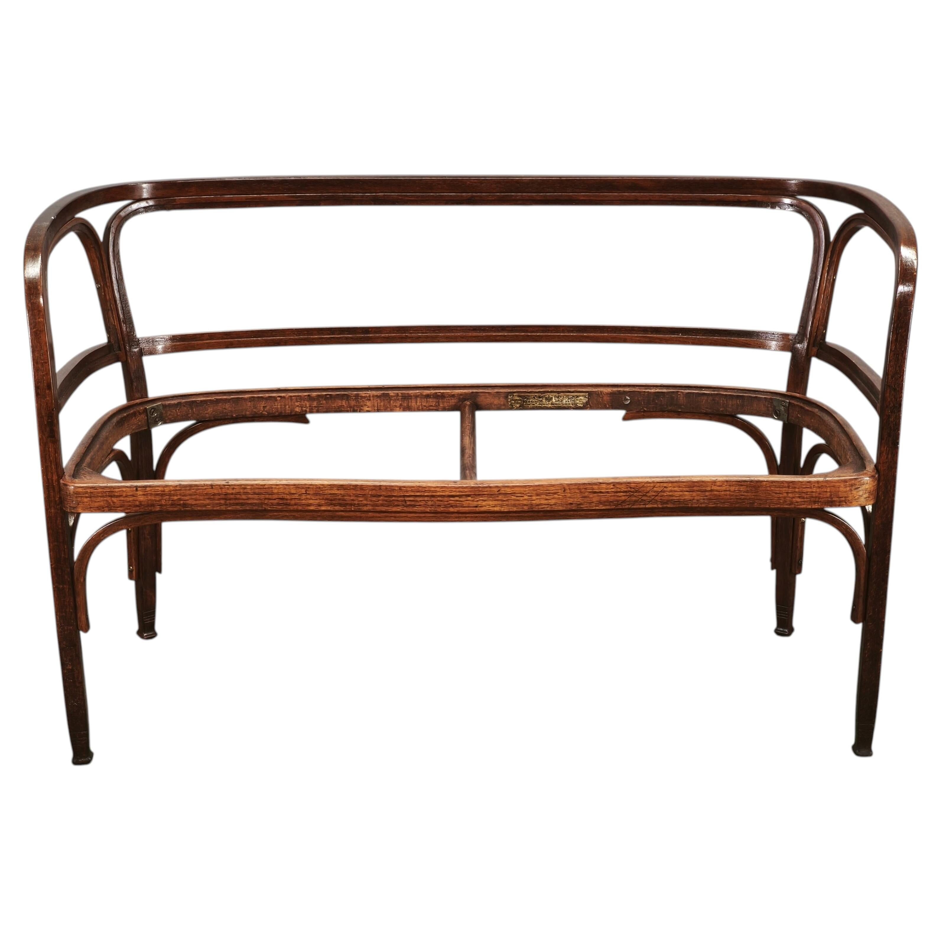 Gustav Siegel Model 715/C Settee for Jacob & Josef Kohn, circa 1901