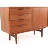 Buffet, enfilade vintage en teck « Dresde »