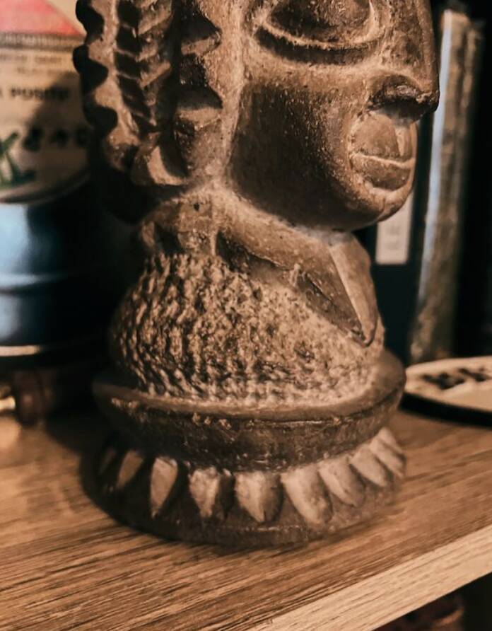 Double-faced stone statuette – Inca inspiration