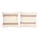 Set of 2 vintage kilim cushion covers 41x41 cm