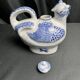 China, hen teapot, white and blue porcelain, 20th century