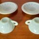 Tasses à café en jadeite art déco