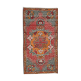 96x51 cm wool vintage rug