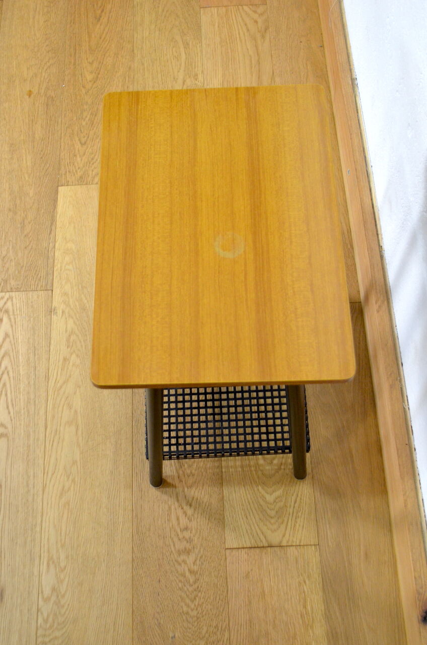 Table de chevet moderniste vintage 1950 / 1960