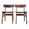 2x 60s 70s teak dining chair by Farstrup Møbler Made in Denmark