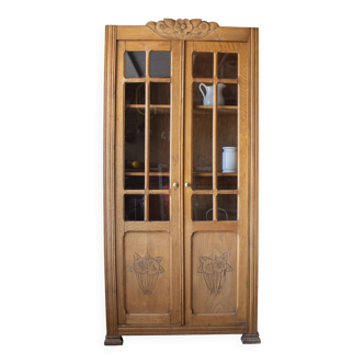 Armoire vitrée art Déco