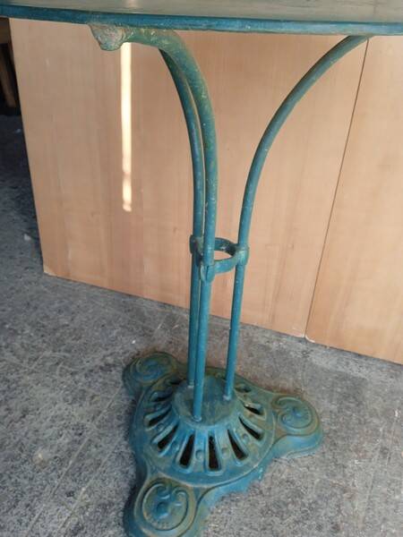 Bistro/garden gueridon table, early 20th century