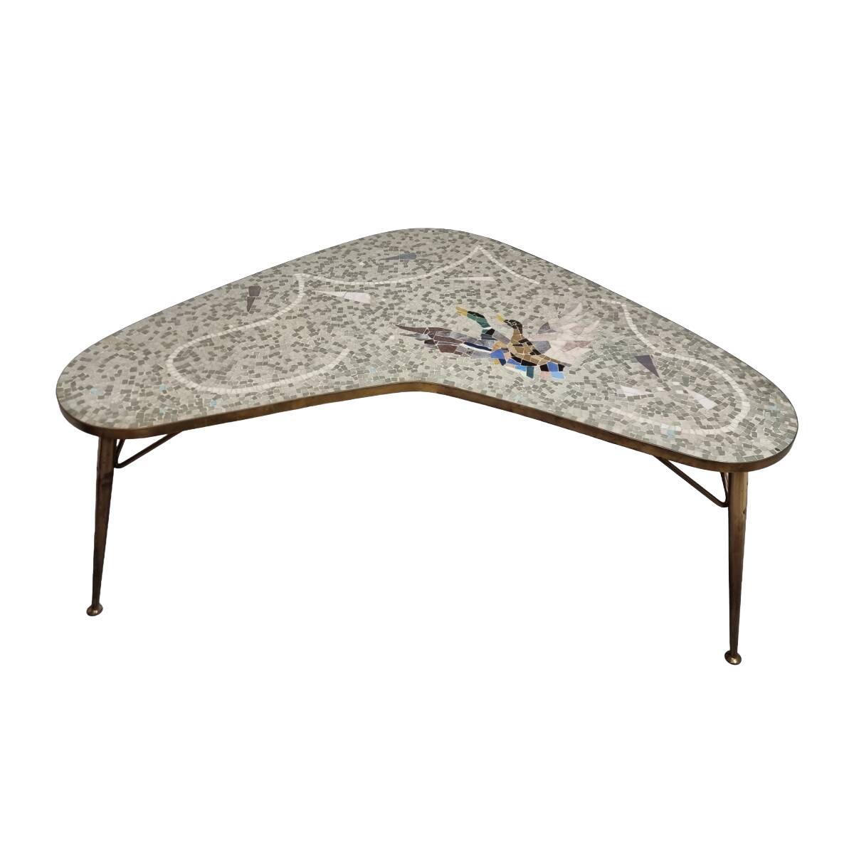 Vintage Berthold Müller Mosaic Coffee Table, 1960/70s