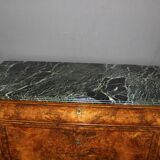 Louis Philippe period secretary in walnut veneer, 19th century.