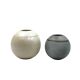 Mid-century Modern set of 2 gres vases, Franco Bucci Italy ca. 1960