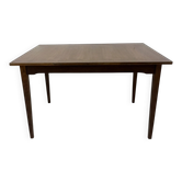 Table à manger extensible en teck, années 1960