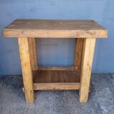 90cm old solid wood workbench
