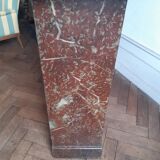 Shelf old mantelpiece faux marble circa 1900