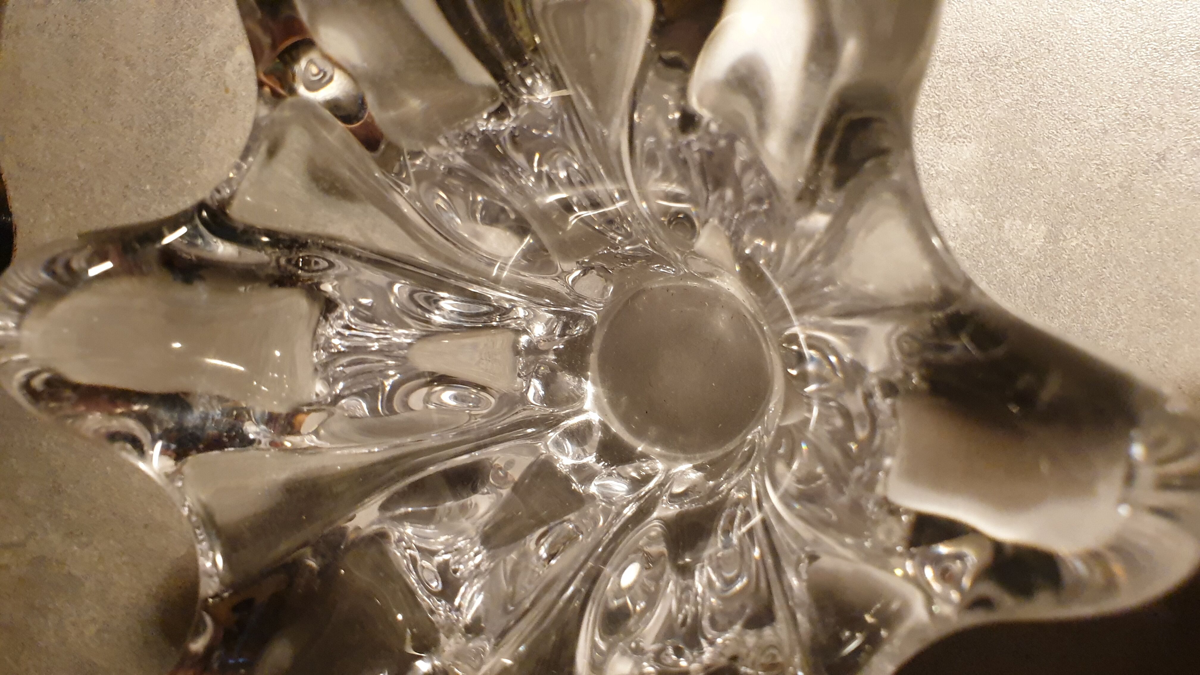 Pair of Vannes crystal vases