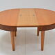 Mid-century  Round Folding dining table  by Jindrich Halabala ,Czechoslovakia,1950‘s.