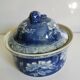 Ancient white blue Chinese ceramic pot