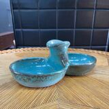 Double ceramic pocket tray