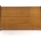 Teak wall console, suede, 1960