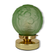 Lampe à poser globe art déco vintage en verre dépoli