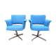 Paire de fauteuils design année 1970