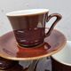 6 cups from 1940/50 enameled ceramic