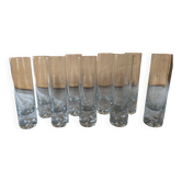 Set of 9 scandinavian glasses