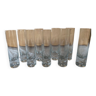 Set of 9 scandinavian glasses