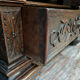 Renaissance library of solid oak hunting lodge around 1850