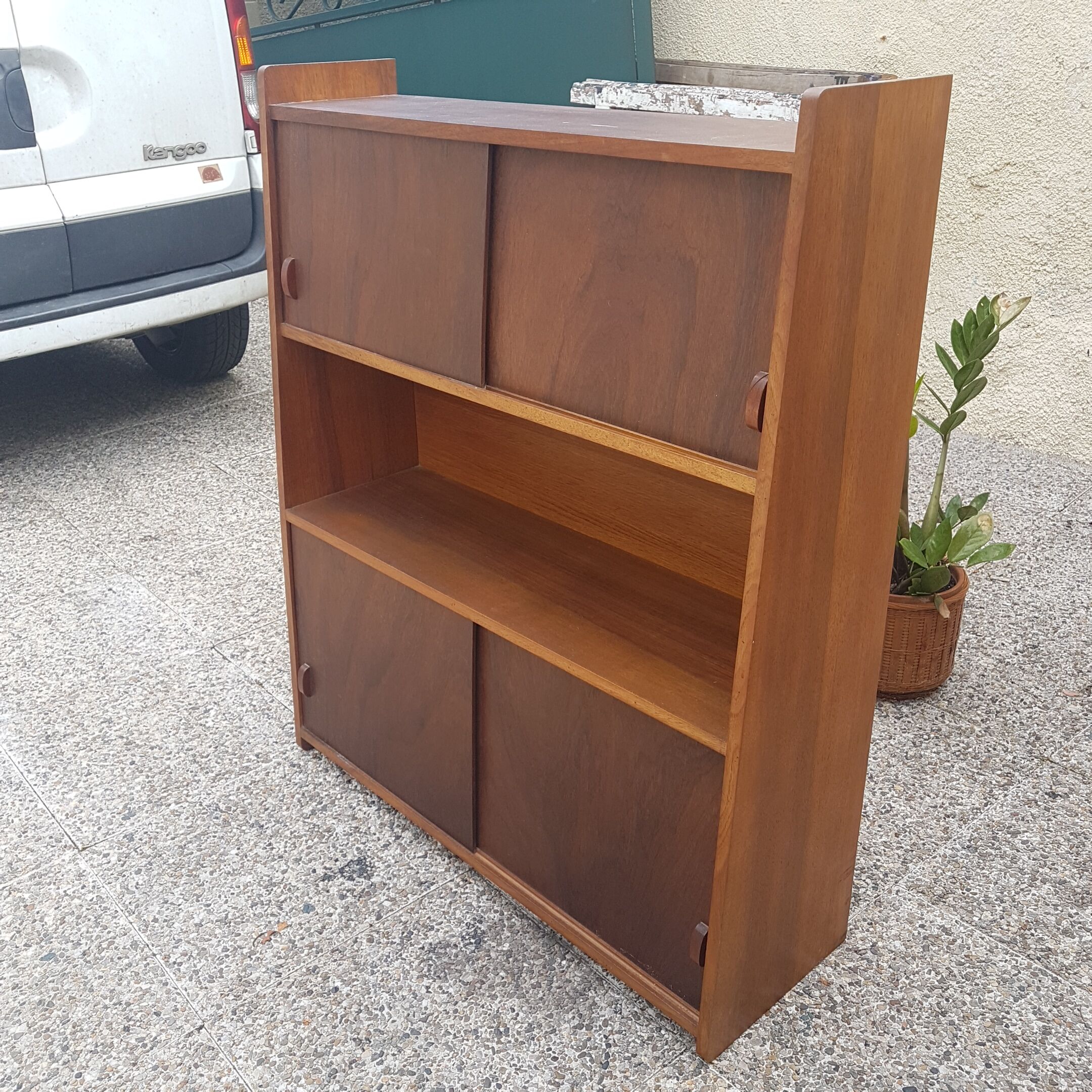 Library doors sliding vintage 50s