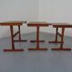 Danish Teak Nesting Tables, 1960s, Set of 3
