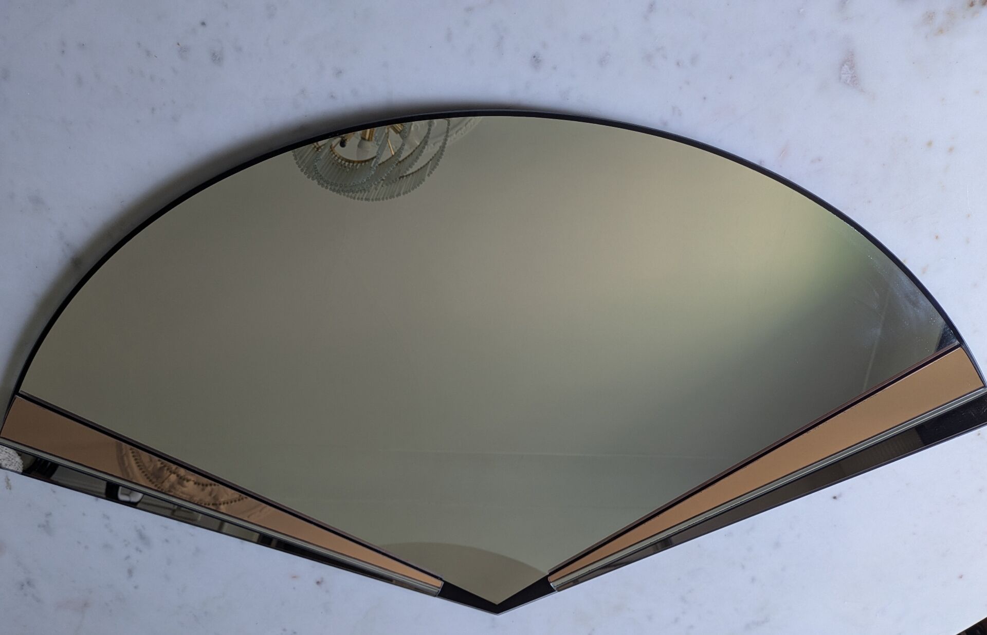 Super miroir éventail style Art Deco 80'