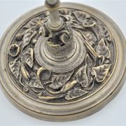 Pair of old gilded bronze candle holders