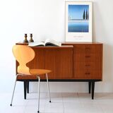 Scandinavian sideboard with sliding top