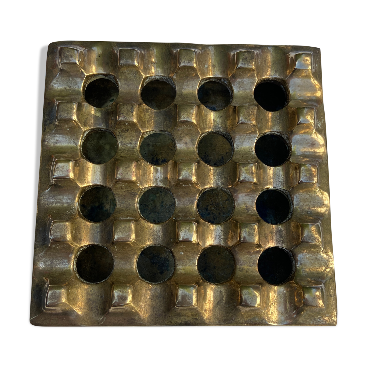 Ultima brass ashtray by Bäckström and Ljungberg