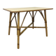 Table d'appoint en rotin vintage, années 60