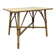 Table d'appoint en rotin vintage, années 60