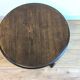 Antique side table with turned legs in solid wood, Louis XIII style
