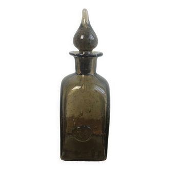 Old carafe from the 60s/70s in bubbled glass