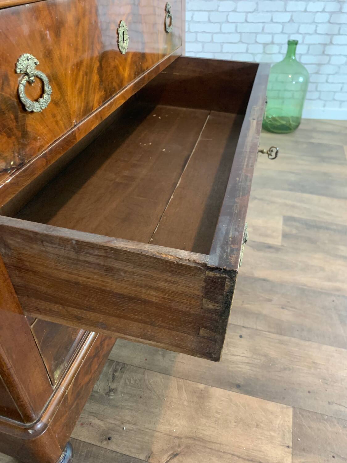 Old empire style chest of drawers