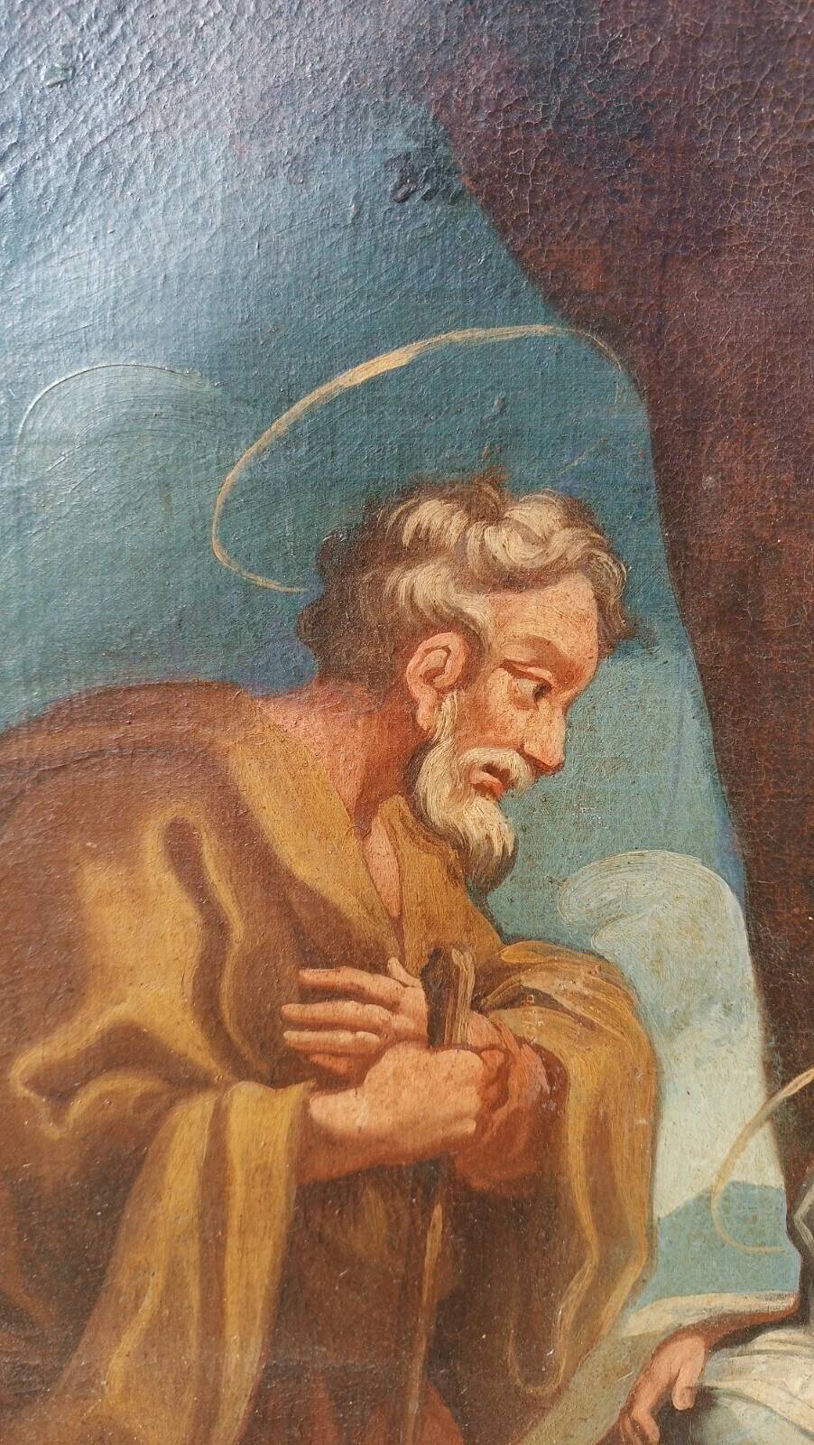 Antique Oil Painting on Canvas - Italian School 18