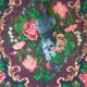 Moldavian wool handwoven floral rug - 210x162cm