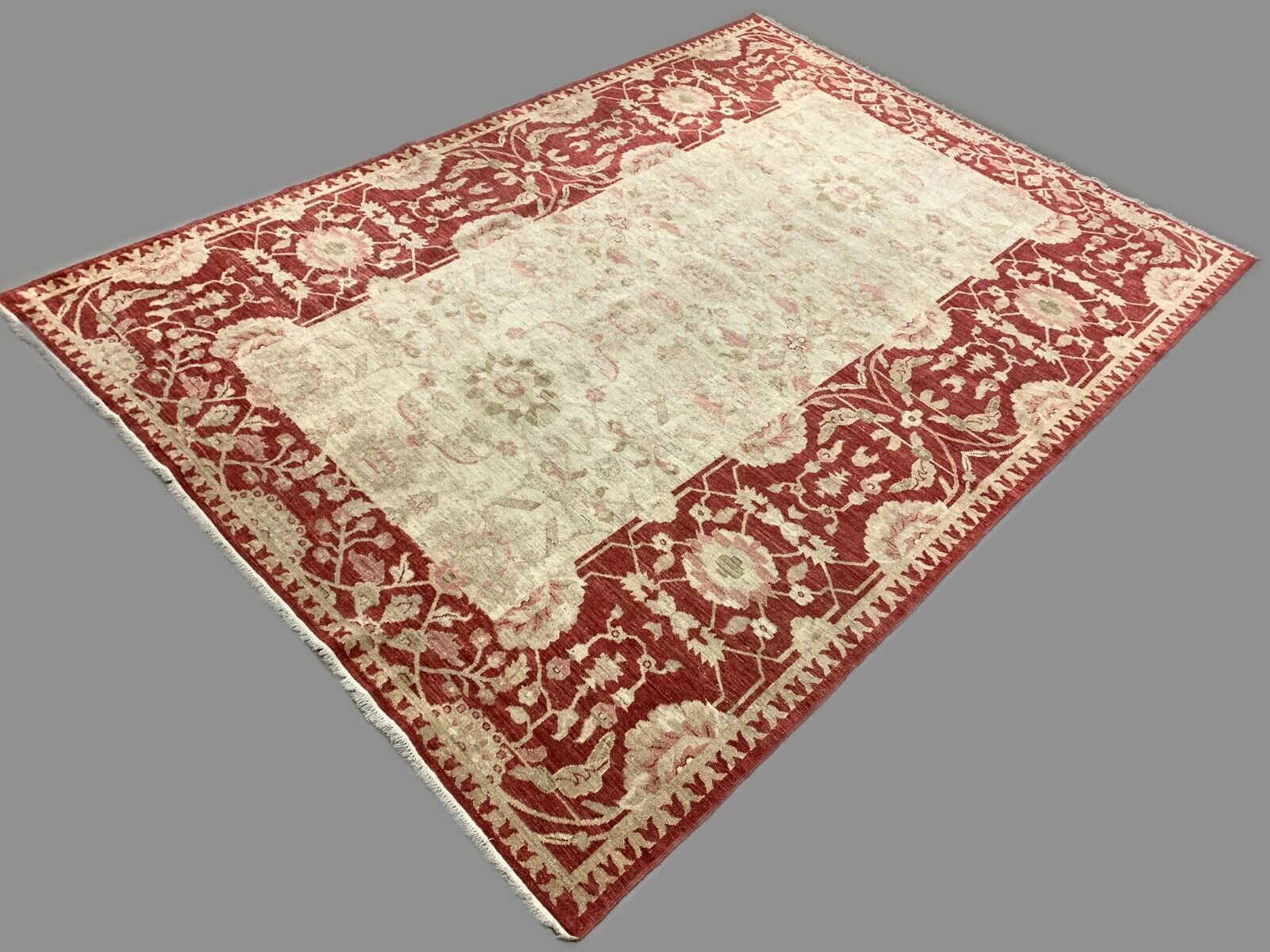 Afghan wool Ziegler rug 313x220 cm