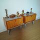 A pair of bedsides