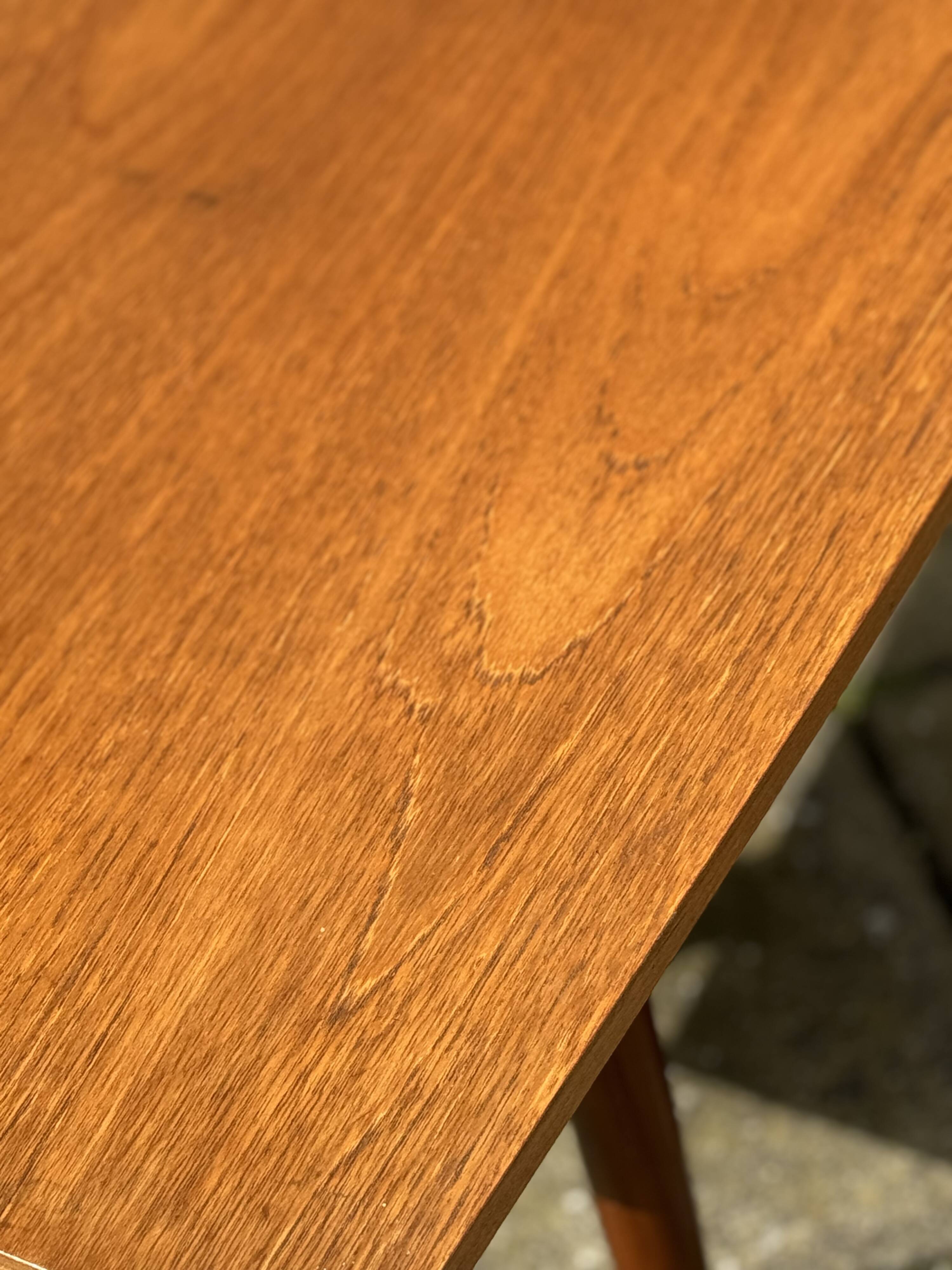 Scandinavian Teak Surfboard Coffee Table