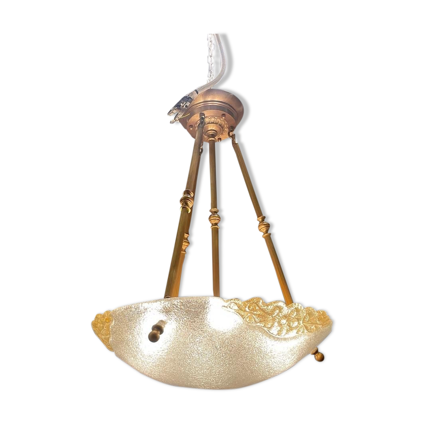 Murano glass light pendant, 1970s