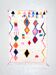 Moroccan Berber Azilal rug with colorful patterns, 1.40x0.98m