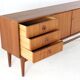 Mid  Century Modern sideboard in teak by Bartels  | 205.5 cm restored