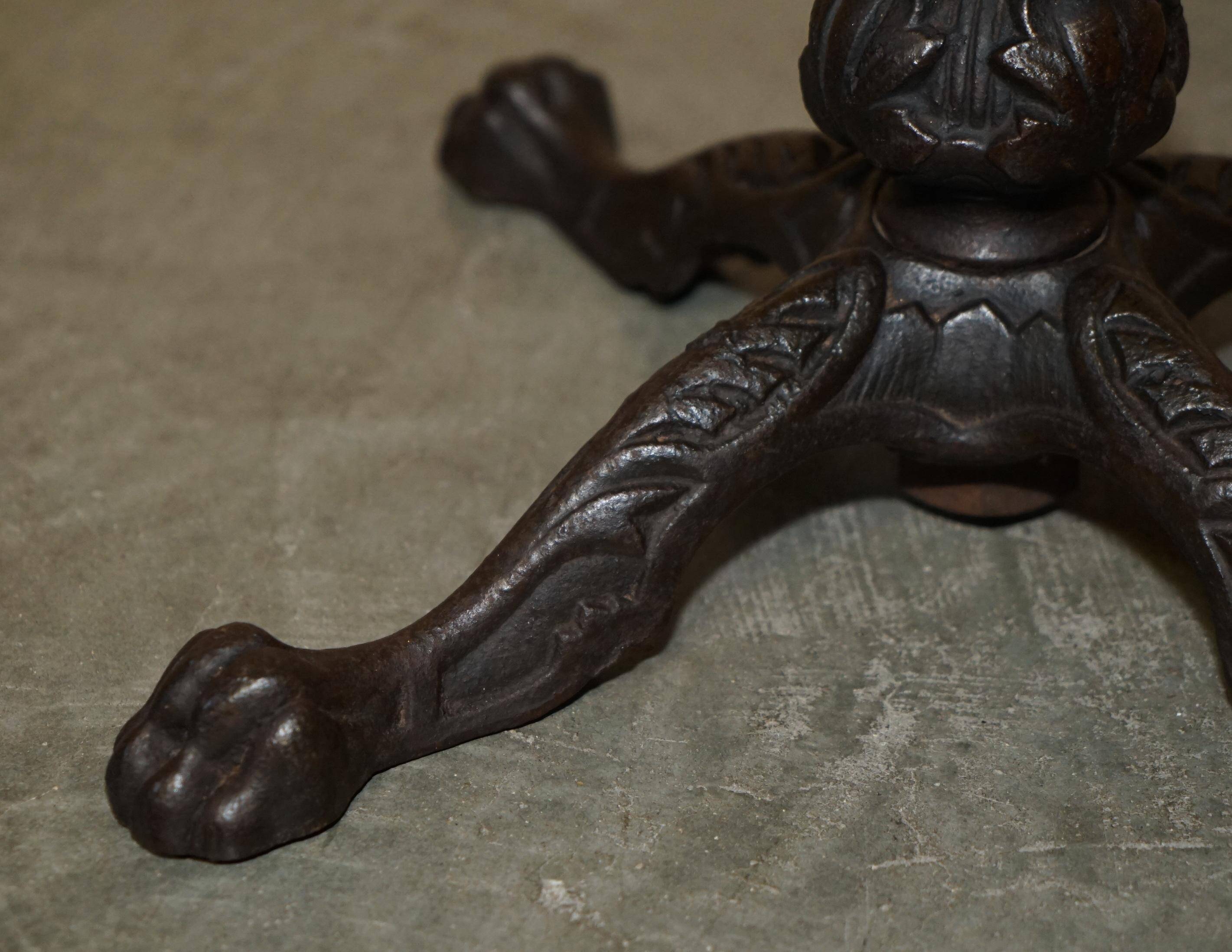 Adjustable Victorian reading or music table Leveson & Son metal