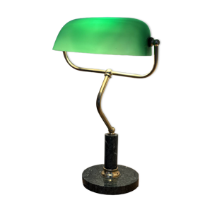 Lampe de banquier laiton