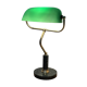 Brass and marble banker’s lamp